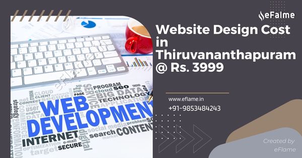 Website Design Cost in Thiruvananthapuram@ Rs. 3999
